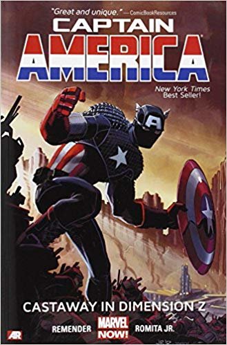 okumak Captain America Volume 1: Castaway In Dimension Z Book 1 (marvel Now)