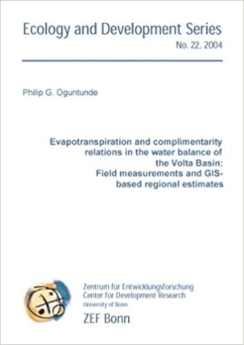okumak Evapotranspiration and complimentarity relations in the water balance of the Volta Basin: Field measurements and GIS-based regional estimates (ZEF Bonn)