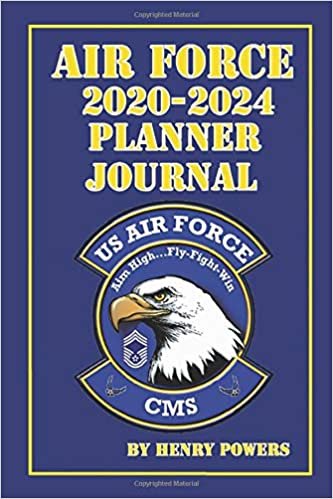 okumak Air Force 2020 - 2024 Planner Journal: U.S. AIR FORCE CHIEF MASTER SERGEANT CMS Sixty-Month Combination Planner Journal 2020-2024