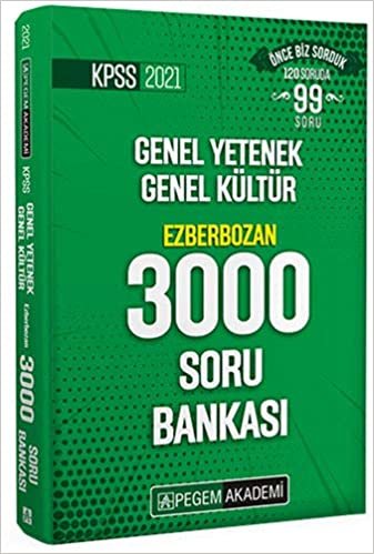 okumak 2021 KPSS Genel Yetenek Genel Kültür Ezberbozan 3000 Soru Bankası