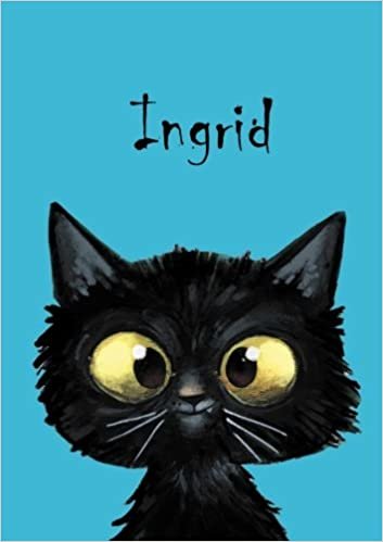 okumak Ingrid: Ingrid - Katzen - Malbuch / Notizbuch / Tagebuch: A5 - blanko