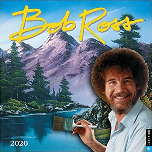 okumak Ross, B: Bob Ross 2020 Square Wall Calendar