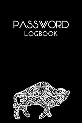 okumak Password Log Book A-Z Tabbed: American Bison Organizer And Keeper for All Your Internet Username And Passwords