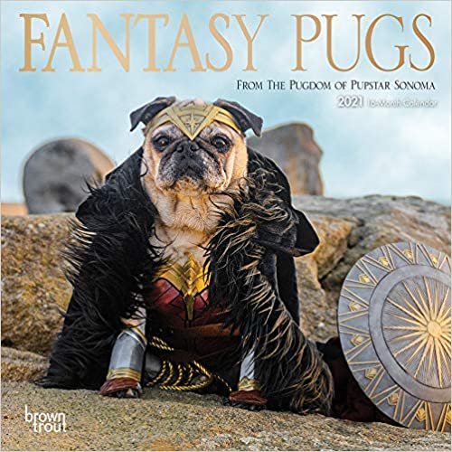okumak Fantasy Pugs 2021 Calendar