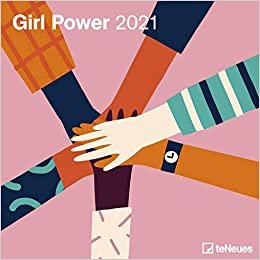 okumak Girl Power 2021 - Wand-Kalender - Broschüren-Kalender - 30x30 - 30x60 geöffnet - Frauen