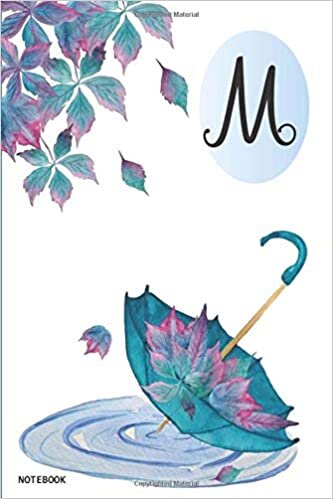 okumak M: Watercolor Personal Initial M Journal | Monogrammed Notebook, Diary, or Poetry Book (Beautiful Watercolor Personal Initial Monogram Journal)