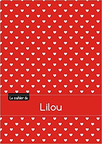 okumak Le cahier de Lilou - Blanc, 96p, A5 - Petits c urs (Tout âge)