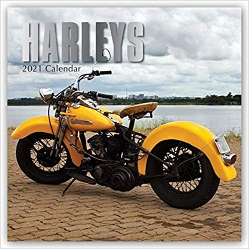 okumak Harleys - Harley Davidson 2021 - 16-Monatskalender: Original The Gifted Stationery Co. Ltd [Mehrsprachig] [Kalender] (Wall-Kalender)
