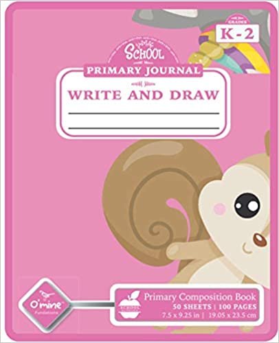 okumak O’Mine Lefty Notebooks | Kindergarten Journal with Drawing Area and Pink Wannabe Cover: Cute Back to School Draw and Write Journal for K-2 Grades ... &amp; Christmas Stocking Stuffers for Children)