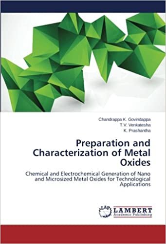 okumak Preparation and Characterization of Metal Oxides: Chemical and Electrochemical Generation of Nano and Microsized Metal Oxides for Technological Applications