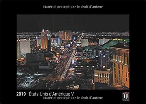 okumak États-Unis d&#39;Amérique V 2019 - Édition noire - Calendrier mural Timokrates, calendrier photo, calendrier photo - DIN A3 (42 x 30 cm)