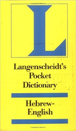 okumak Langenscheidt Pocket Dictionary Hebrew - English