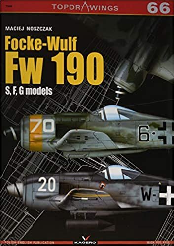 okumak Focke-Wulf Fw 190 S, F, G (Top Drawings)
