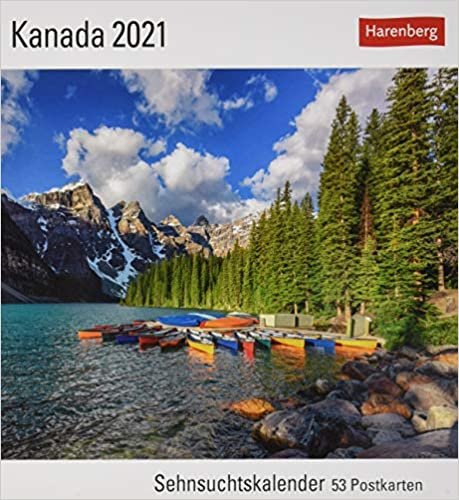okumak Kanada 2021: Sehnsuchtskalender, 53 Postkarten
