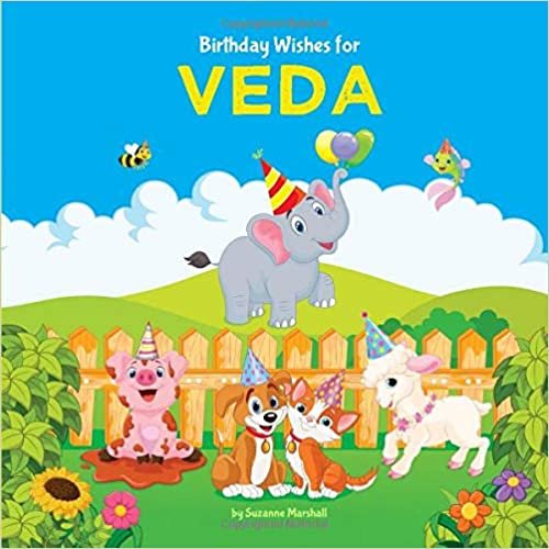 okumak Birthday Wishes for Veda: Personalized Book and Birthday Book with Birthday Wishes for Kids (Personalized Books for Kids, Happy Birthday Kids, Birthday Gifts for Kids)