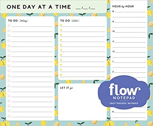 okumak One Day at a Time Daily List Pad (Flow)