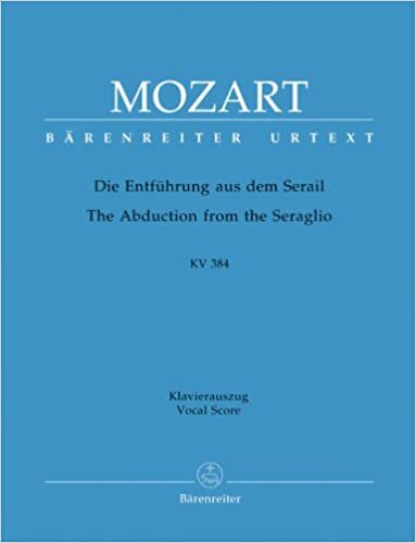 okumak Die Entführung aus dem Serail (The Abduction from the Seraglio) K.384 (Vocal Score)