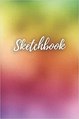 okumak Rainbow Foil Sketchbook: &quot;6X9&quot; 100 Blank Page Beautiful Unisex Rainbow Foil Glossy Cover Sketchbook/Rainbow Sketchbook For Kids And Adults