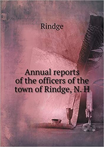 okumak Annual Reports of the Officers of the Town of Rindge, N. H