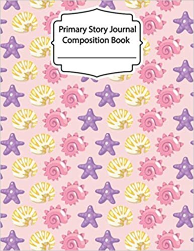 okumak Mermaid Naia primary story journal composition book: Dotted Midline and Picture Space | Grades K-2 School Exercise Book | 120 Story Pages
