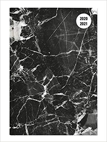 okumak Collegetimer Black Marble 2020/2021 - Schüler-Kalender A6 (10x15 cm) - Marmor - Weekly - 224 Seiten - Terminplaner - Alpha Edition (Collegetimer A6 Weekly)