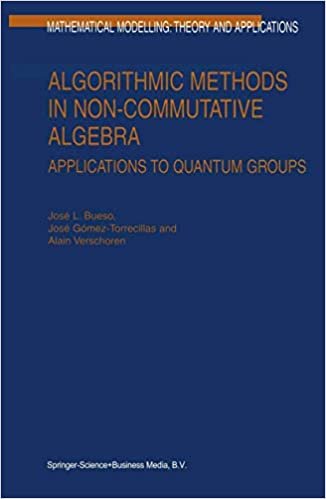 okumak Algorithmic Methods in Non-Commutative Algebra: Applications To Quantum Groups (Mathematical Modelling: Theory And Applications)