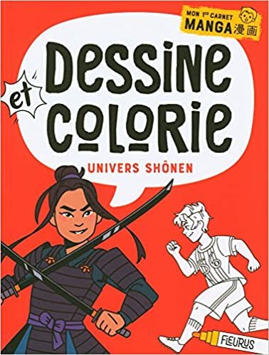 okumak Dessine et colorie - Univers shonen (Mon premier carnet manga)