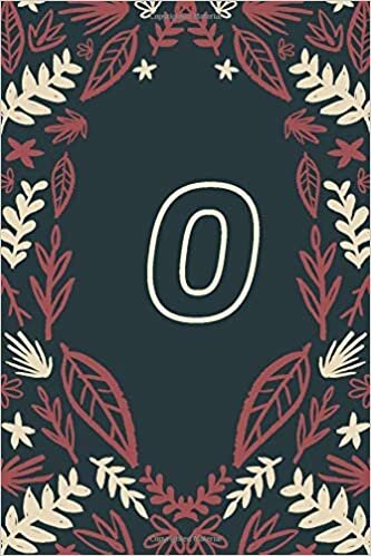okumak O: Monogram initial O notebook | Birthday Journal Gift | Lined Notebook /Pretty Personalized Letter Journal Gift | 6x9 Inches , 100 Pages , Soft Cover, Matte Finish