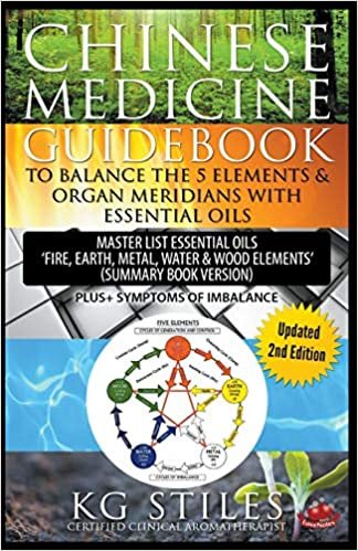 okumak Chinese Medicine Guidebook Balance the 5 Elements &amp; Organ Meridians with Essential Oils (Summary Book Version)