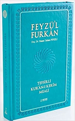 okumak Feyzü&#39;l Furkan Tefsirli Kur&#39;an-ı Kerim Meali (Büyük Boy - Sadece Meal - Mıklepli) Turkuaz