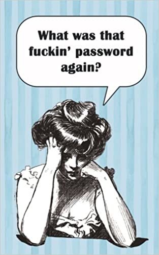 okumak What was that in&#39; password again?: Internet passwords, addresses and usernames, humorous cover with A-Z index
