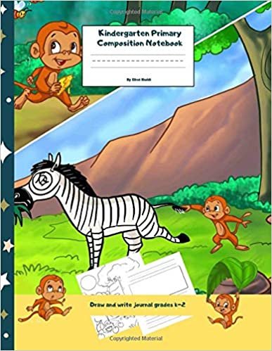 okumak Kindergarten Primary Composition Notebook By Efrat Haddi Draw And Write Journal Grades K-2: Creative Story Tablet Plus Coloring Pages