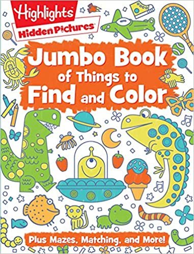 okumak Jumbo Book of Things to Find and Color