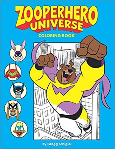 okumak Zooperhero Universe Coloring Book