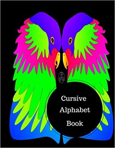 okumak Cursive Alphabet Book: English Cursive Handwriting Practice. Large 8.5 in by 11 in Notebook Journal . A B C in Uppercase &amp; Lower Case. Dotted, With Arrows And Plain