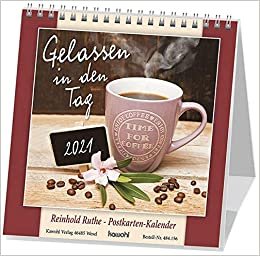 okumak Gelassen in den Tag 2021: Reinhold Ruthe Postkarten-Kalender
