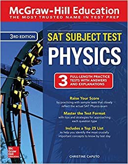 okumak McGraw-Hill Education SAT Subject Test Physics Third Edition