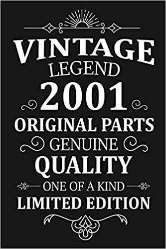 okumak Vintage Legend 2001 Original Parts: Happy 19th Birthday 19 Years Old Vintage Gift