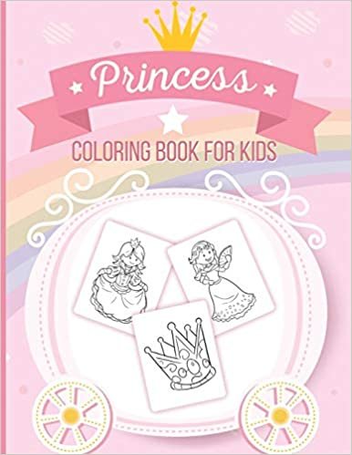 okumak Princess Coloring Book For Kids: Art Activity Book for Kids of All Ages | Pretty Princesses Coloring Book for Girls, Boys, Kids, Toddlers | Cute Fairy Tale
