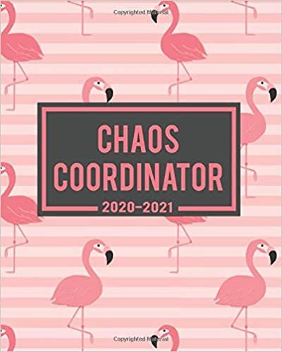okumak Chaos Coordinator 2020-2021: Two Year Cute Pink Flamingo Weekly Planner, Schedule Agenda &amp; Organizer | 2 Year Calendar with To-Do’s, U.S. Holidays, Inspirational Quotes, Vision Board &amp; Notes