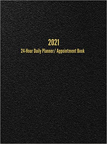okumak 2021 24-Hour Daily Planner/Appointment Book: Dot Grid Journal (8.5 x 11 inches)