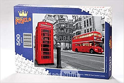 okumak Fleet Caddesi Londra Ahşap Puzzle 500 Parça (UK02-D)