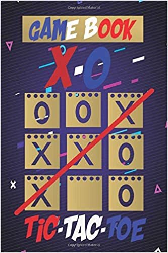 okumak X-O Game Book Tic-Tac-Toe: 120 Game Sheets - Paper and Pencil games , family travel and Road trip Games (720 Blank X and O games) 6&quot; x 9&quot; soft Cover Book for Kids for Traveling &amp; Summer.