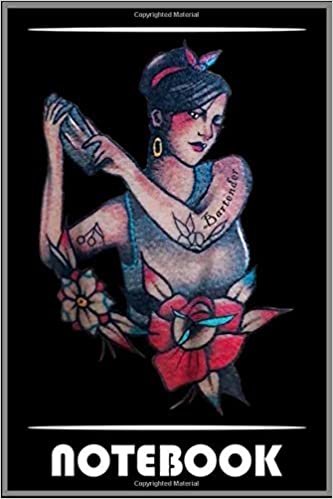 okumak Notebook: R&amp;B Strong Bartender Woman &amp; Labor Day &amp; tattoo notebook 100 pages 6x9 inch by Sui Kinle