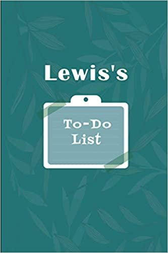 okumak Lewis&#39;s To˗Do list: Checklist Notebook | Daily Planner Undated Time Management Notebook