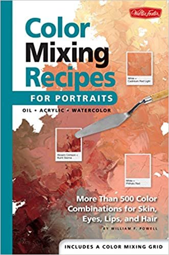 okumak Color Mixing Recipes for Portraits: More Than 500 Color Combinations for Skin, Eyes, Lips &amp; Hair (Color Mixing Recipes)