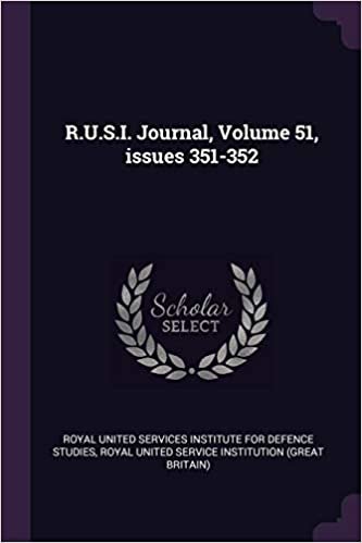 okumak R.U.S.I. Journal, Volume 51, issues 351-352