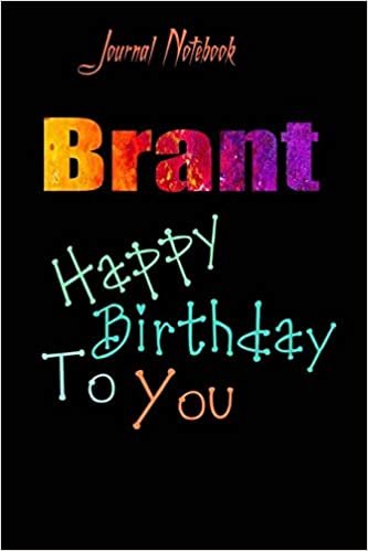 Brant: Happy Birthday To you Sheet 9x6 Inches 120 Pages with bleed - A Great Happybirthday Gift