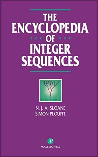 okumak The Encyclopedia of Integer Sequences,