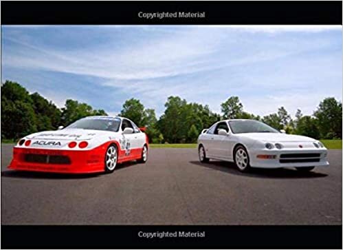 okumak Acura Integra Type R: 120 pages with 20 lines you can use as a journal or a notebook .8.25 by 6 inches.